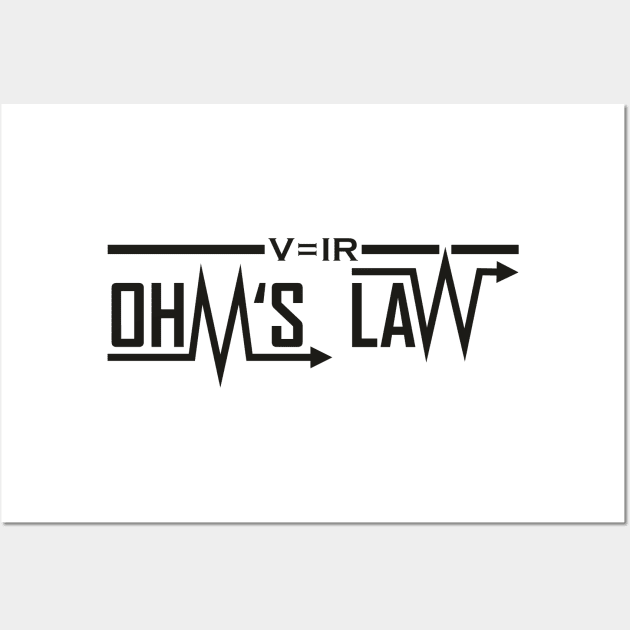 Ohm's Law thypo - light Wall Art by hakim91